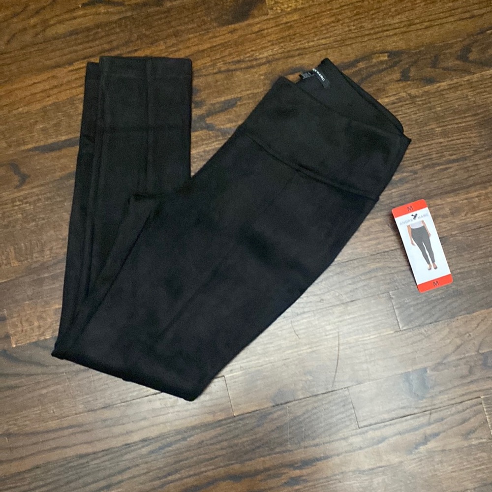 NWT Andrew Marc Faux Suede Skinny Pants